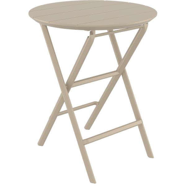Siesta Helen Folding Table 60 Round - Taupe