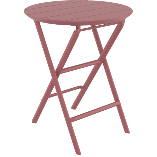 Siesta Helen Folding Table 60 Round - Marsala