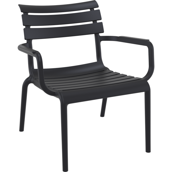 Siesta Paris Lounge Armchair - Black