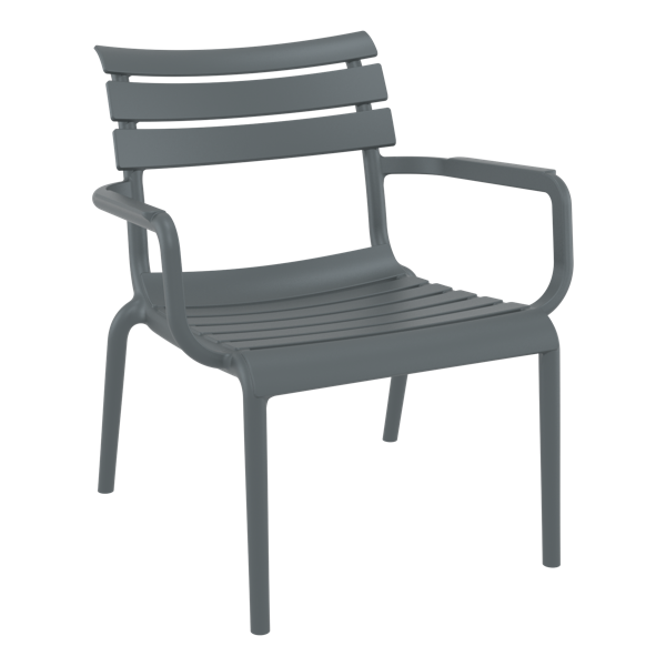 Siesta Paris Lounge Armchair - Dark Grey