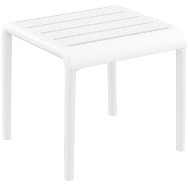 Siesta Paris Side Table/Footrest - White