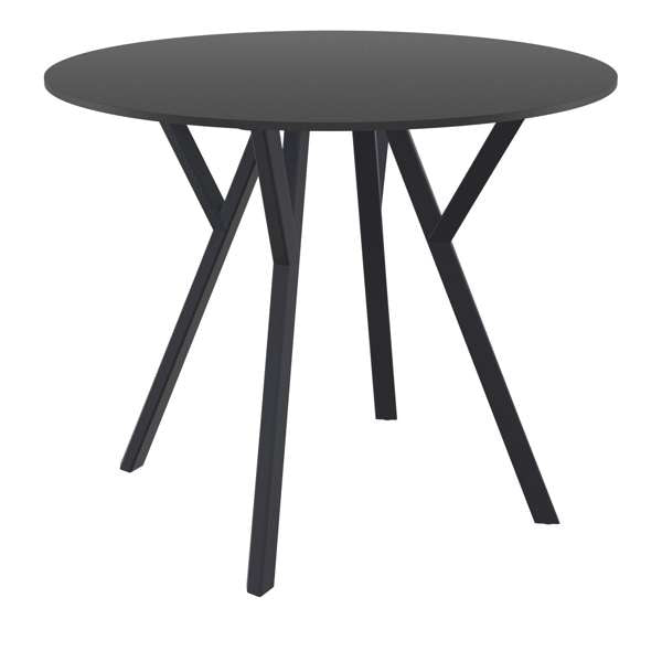 Siesta Max Table 90 Round - Black