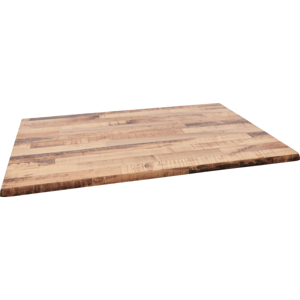 Werzalit Rustic Kansas 1200x800mm Rectangle Duratop by SM France