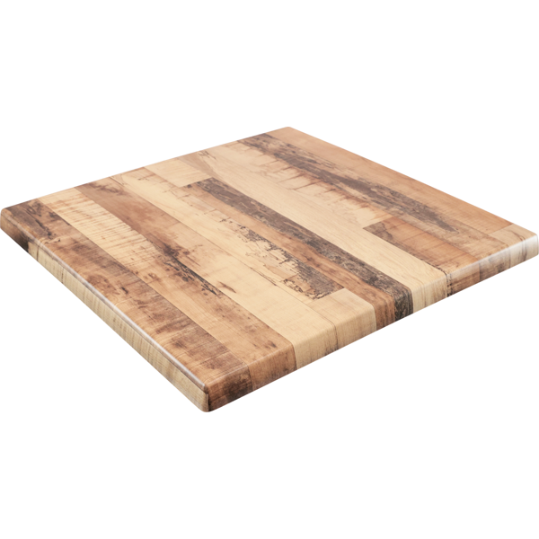 Werzalit Rustic Kansas 600mm Square Duratop by SM France