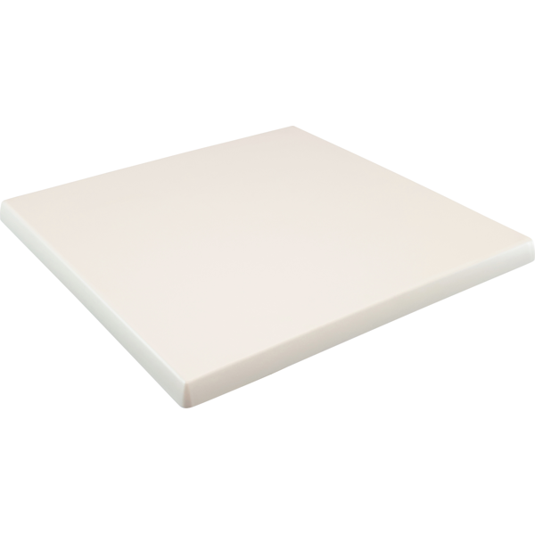 Werzalit White 800mm Square Duratop by SM France