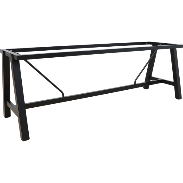 Durafurn A Frame - 720mm Table Height Frame - 1790mmL - Black