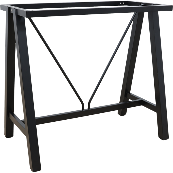 Durafurn A Frame - 1050mm Bar Height Frame - 1490mmL - Black
