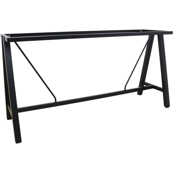 Durafurn A Frame - 1050mm Bar Height Frame - 2090mmL - Black