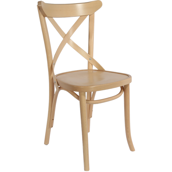 Paged Crossback Chair - Natural