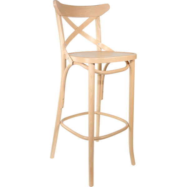 Paged Crossback 750 Stool - Natural