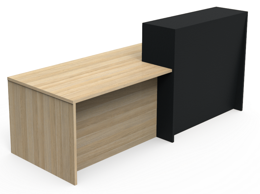 Finesse Reception Desk Angle Hob