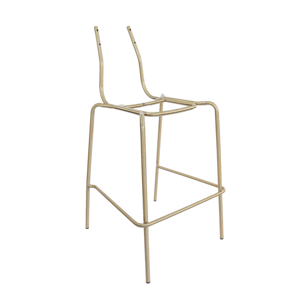 Durafurn Tiramisu Barstool  Frame - Brass