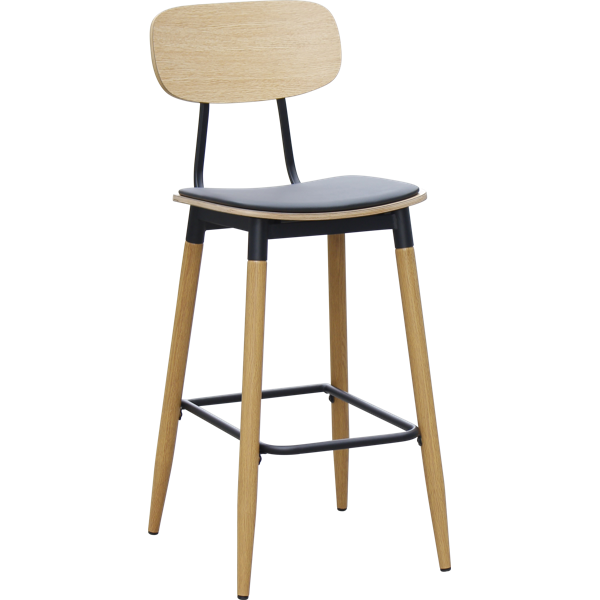 Durafurn Austin Barstool - Vinyl Seat