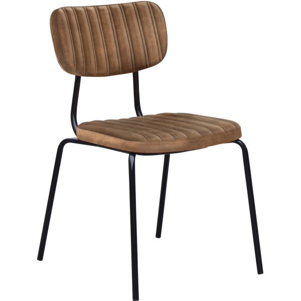 Durafurn Tiramisu Chair - Black Frame /  Mocha Fabric