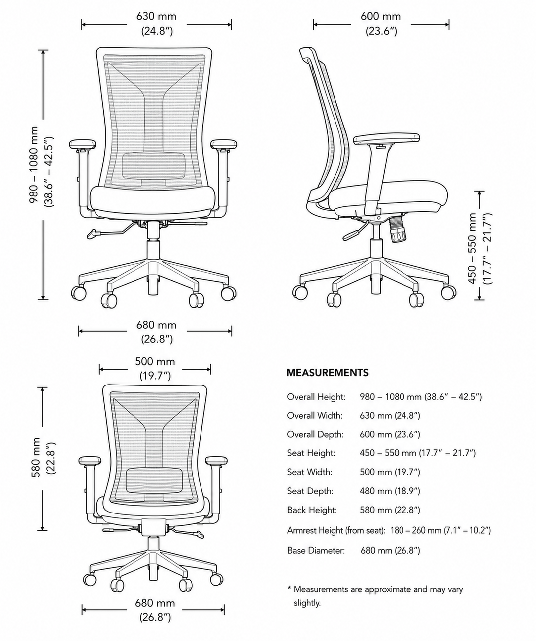 Flex Ergonomic Mesh Office Chair