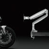 Ergo Spring Silver Single Monitor Arm
