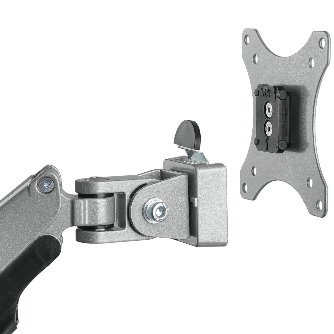 Ergo Spring Silver Single Monitor Arm