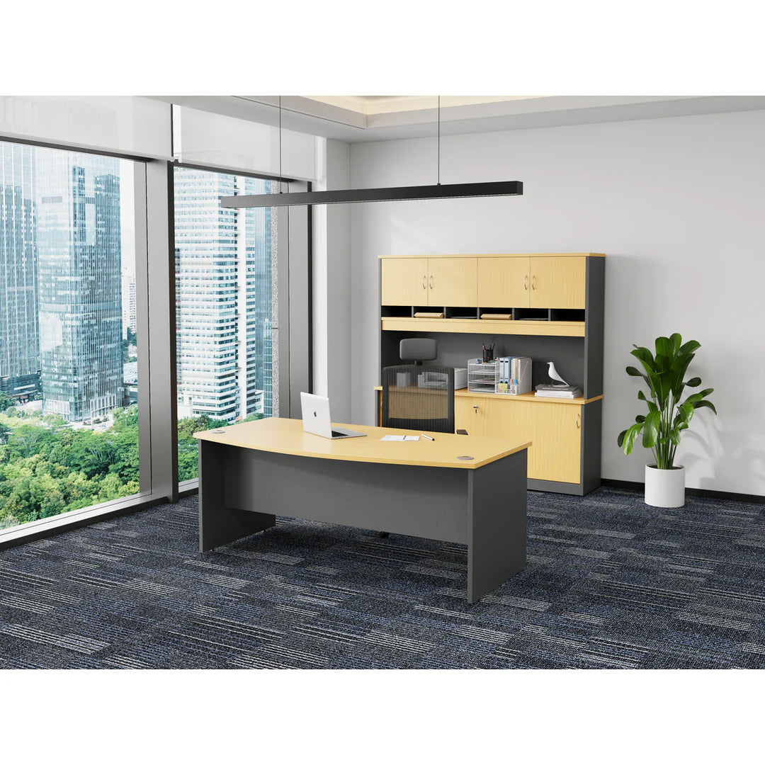 Active Bow Front Executive Desk