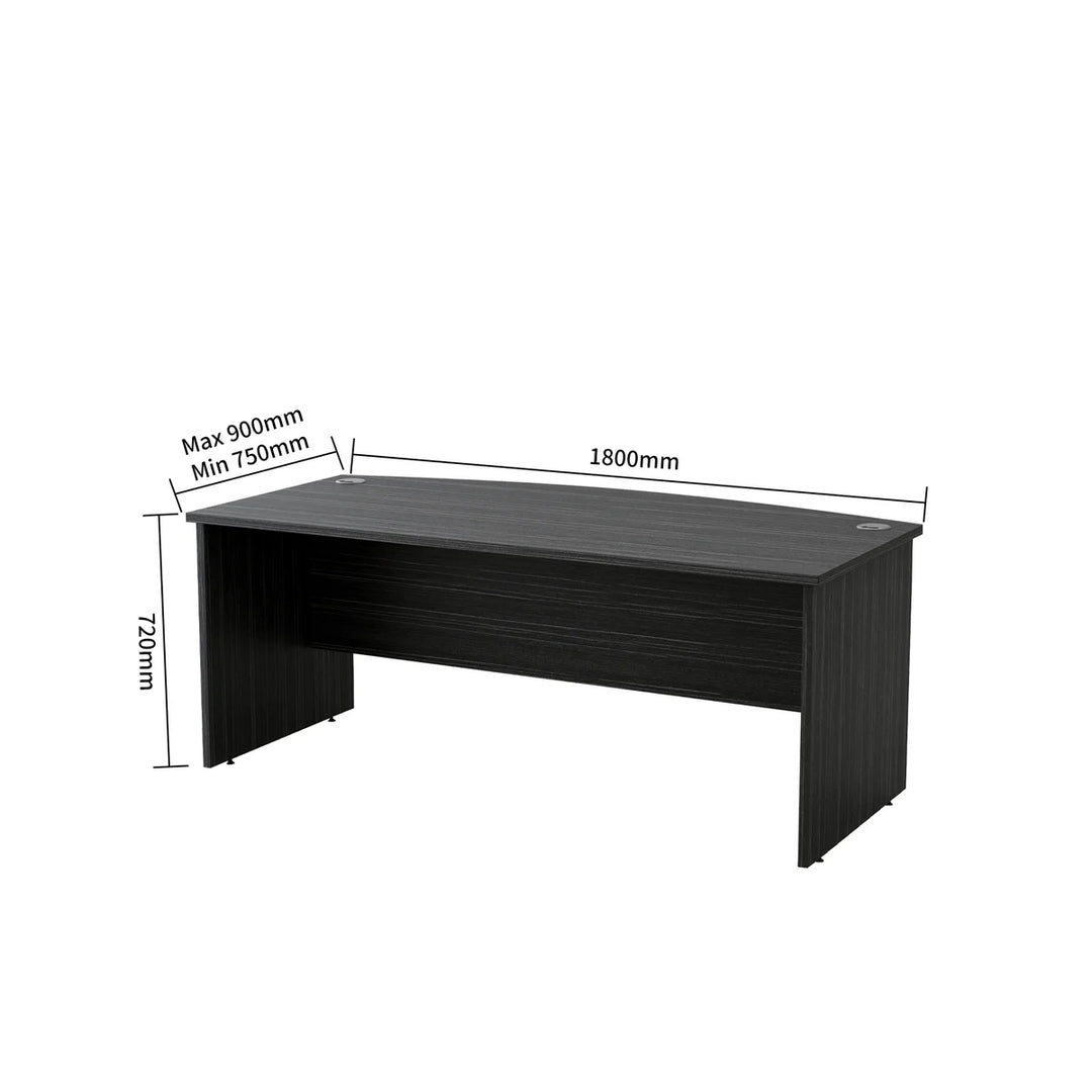 Active Bow Front Executive Desk
