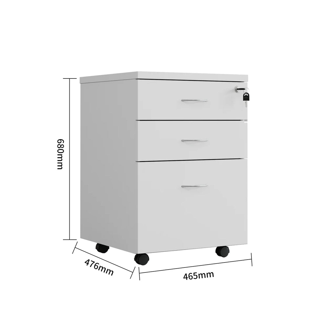 Active Mobile Pedestal 3 Drawers