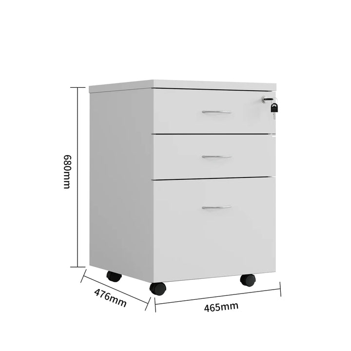 Active Mobile Pedestal 3 Drawers