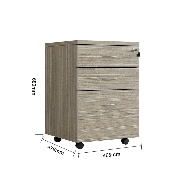 Active Mobile Pedestal 3 Drawers