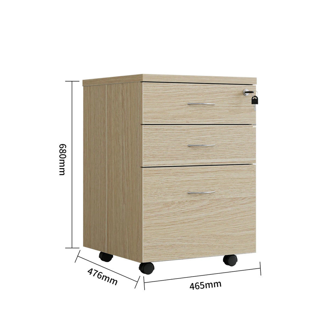 Active Mobile Pedestal 3 Drawers