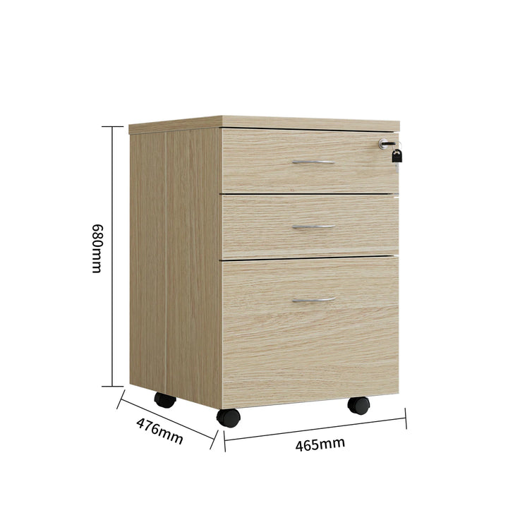 Active Mobile Pedestal 3 Drawers
