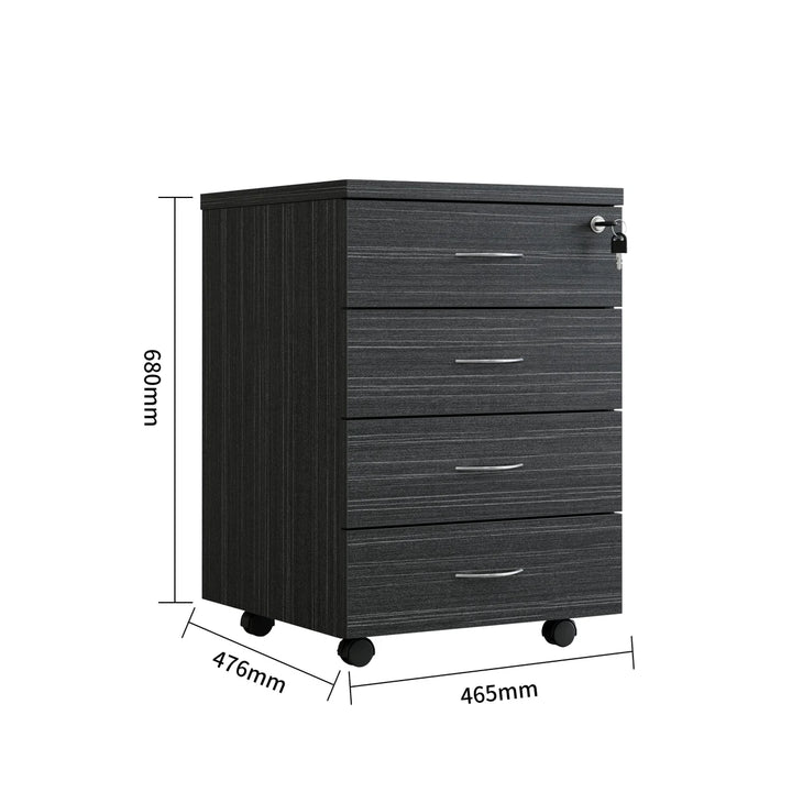 Active Mobile Pedestal 4 Drawer