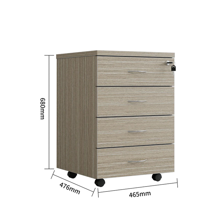 Active Mobile Pedestal 4 Drawer