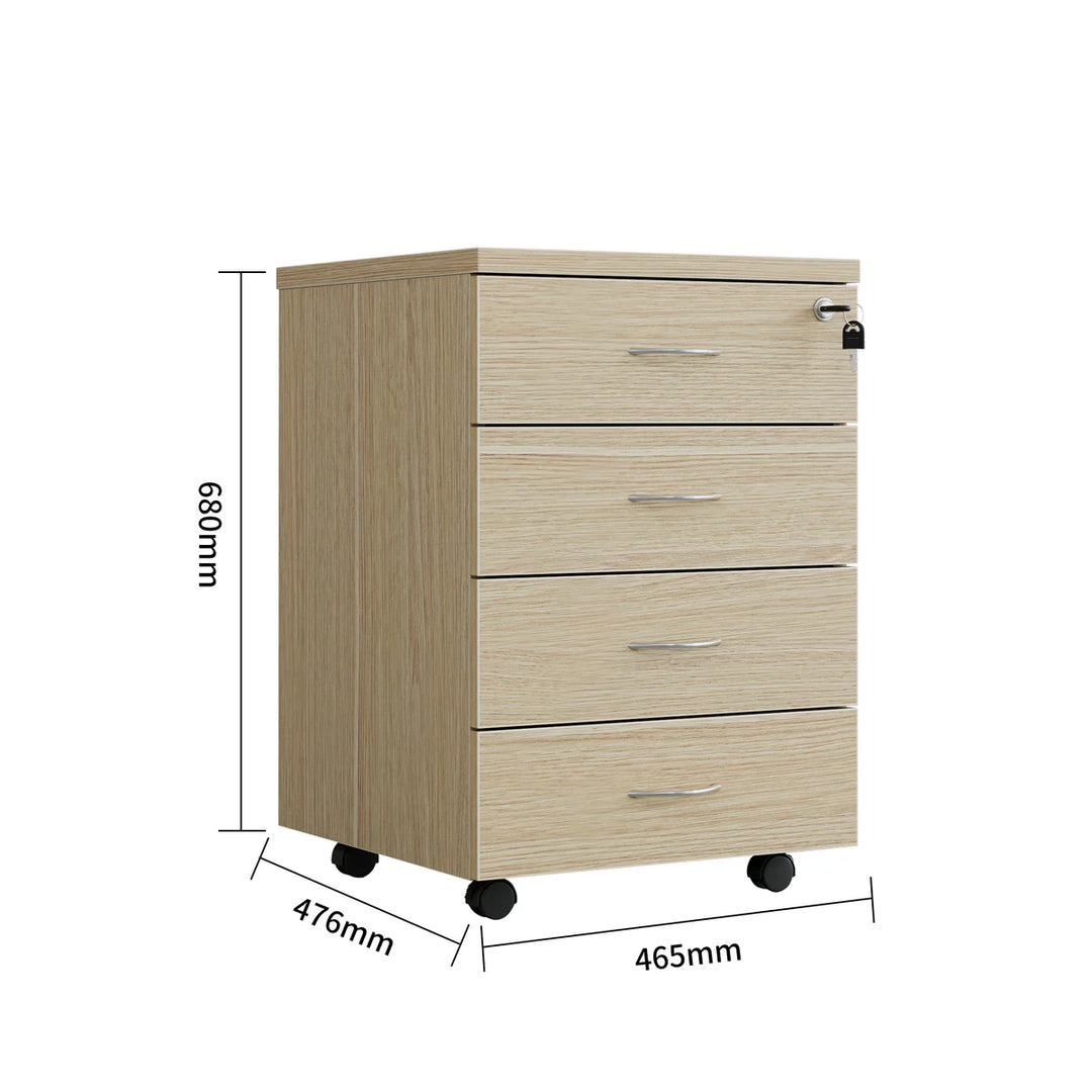 Active Mobile Pedestal 4 Drawer