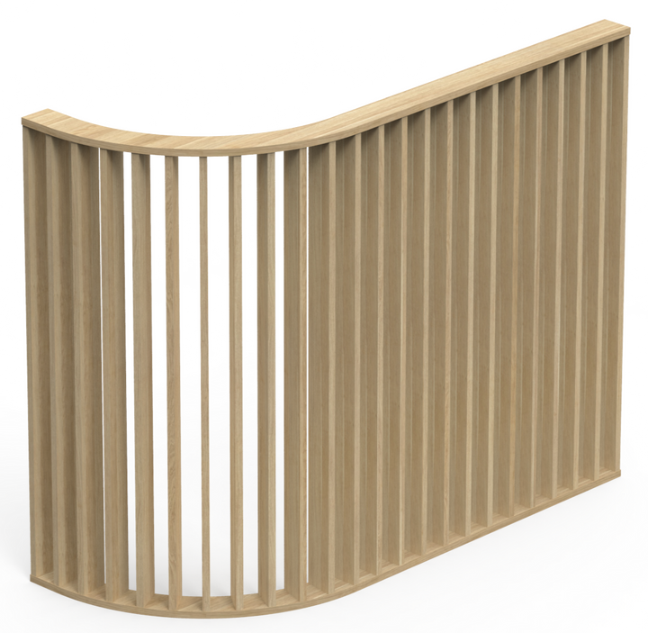 J Shaped Fin Wall