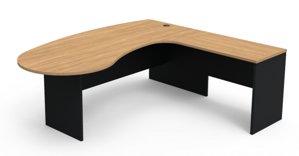 Kidney Shaped Workstation