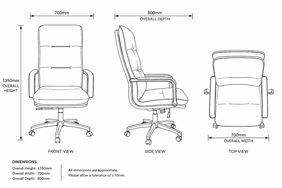Kingston High Back Executive Office Chair