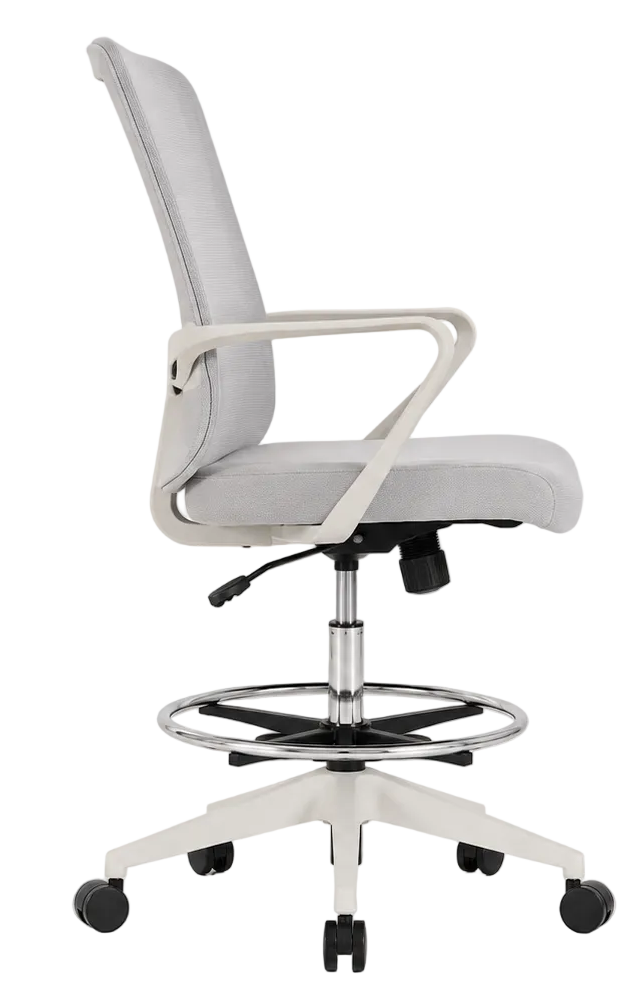 Luna Drafting Office Chair White