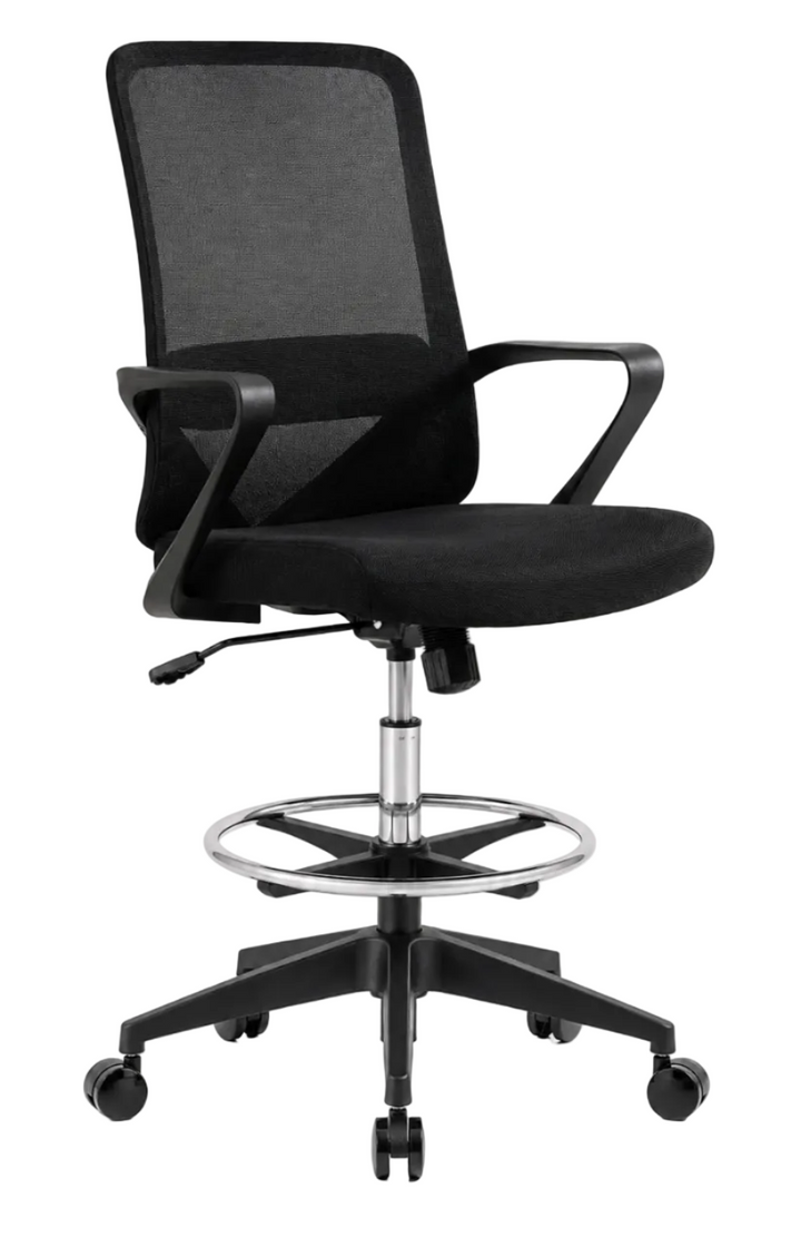 Luna Drafting Office Chair Black