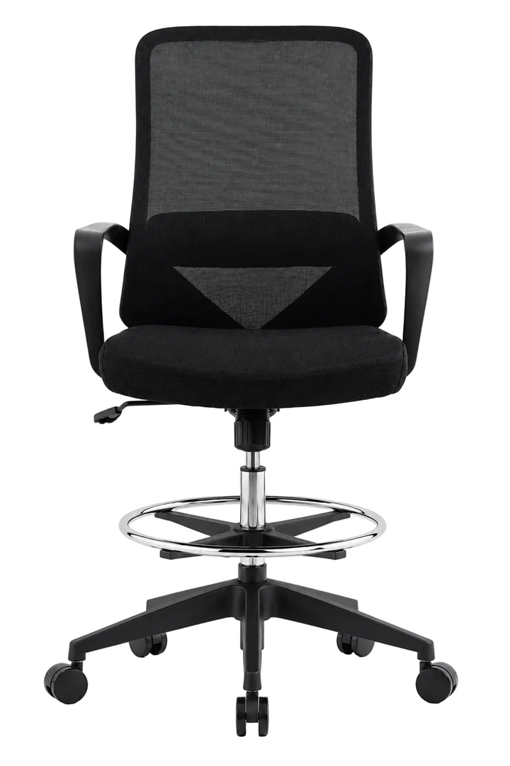 Luna Drafting Office Chair Black