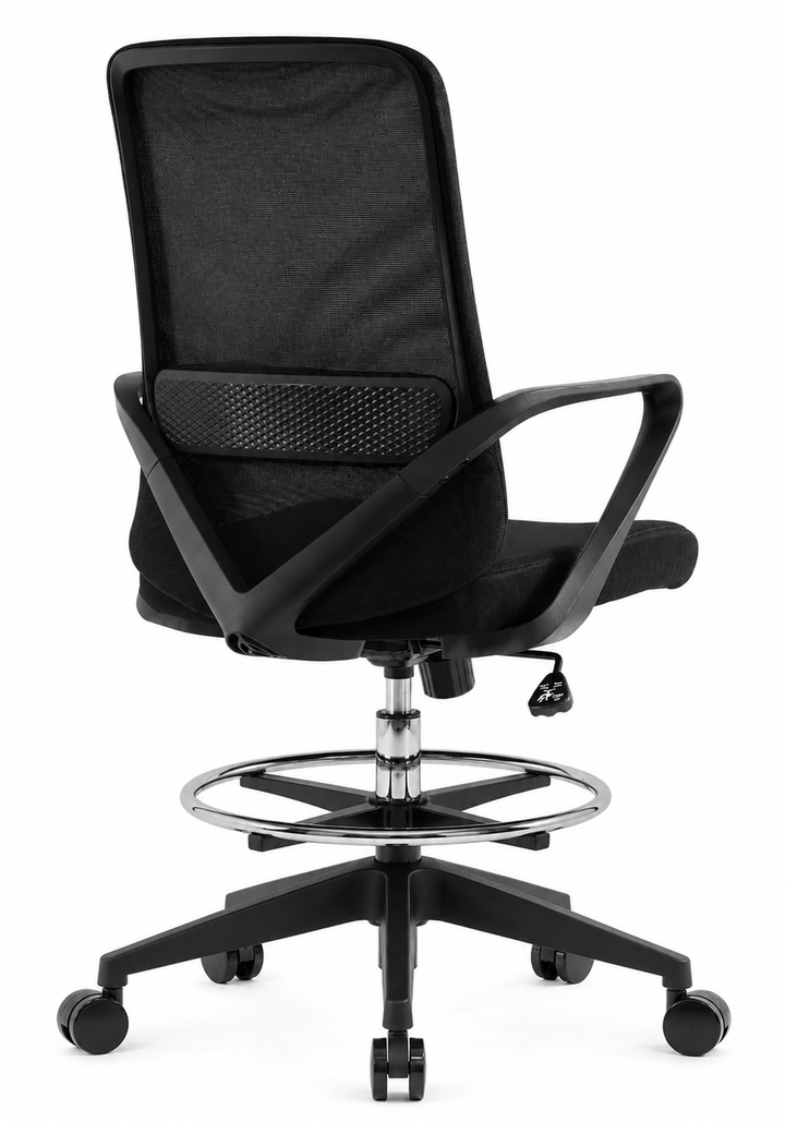 Luna Drafting Office Chair Black