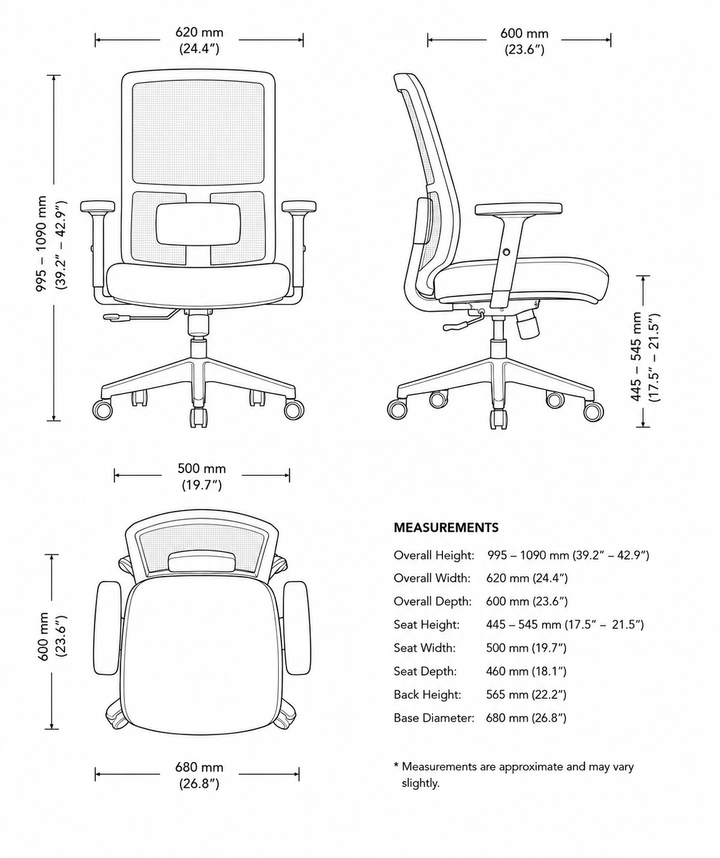 Mars Ergonomic Mesh Office Chair