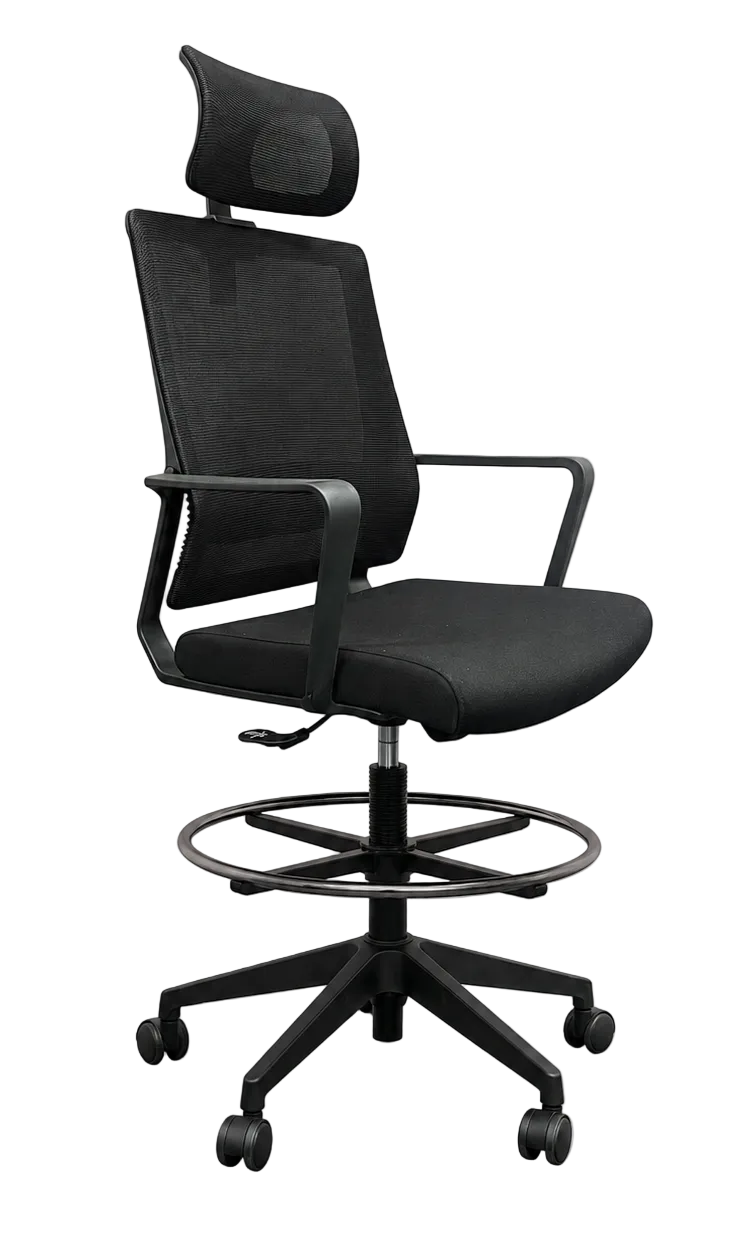 Nova Drafting Office Chair Black