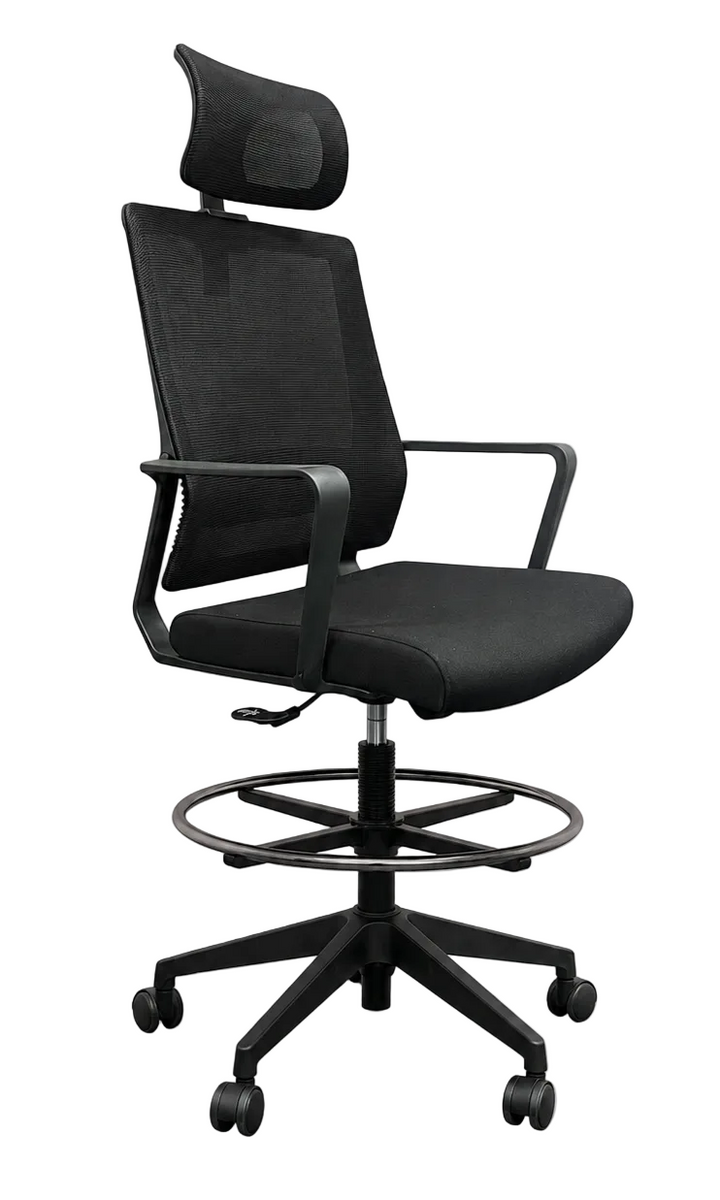 Nova Drafting Office Chair Black