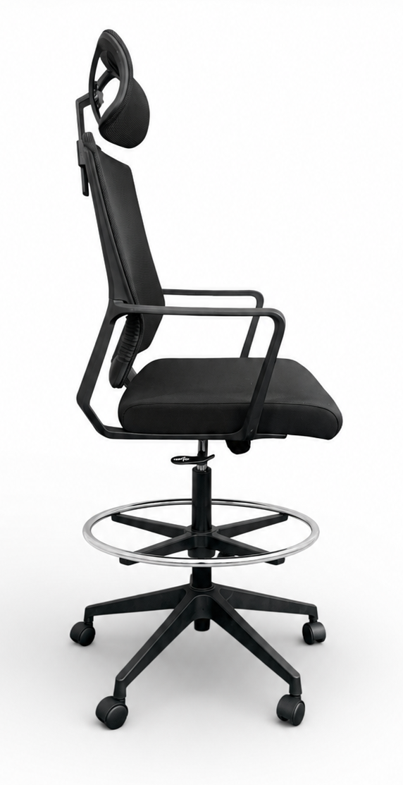 Nova Drafting Office Chair Black