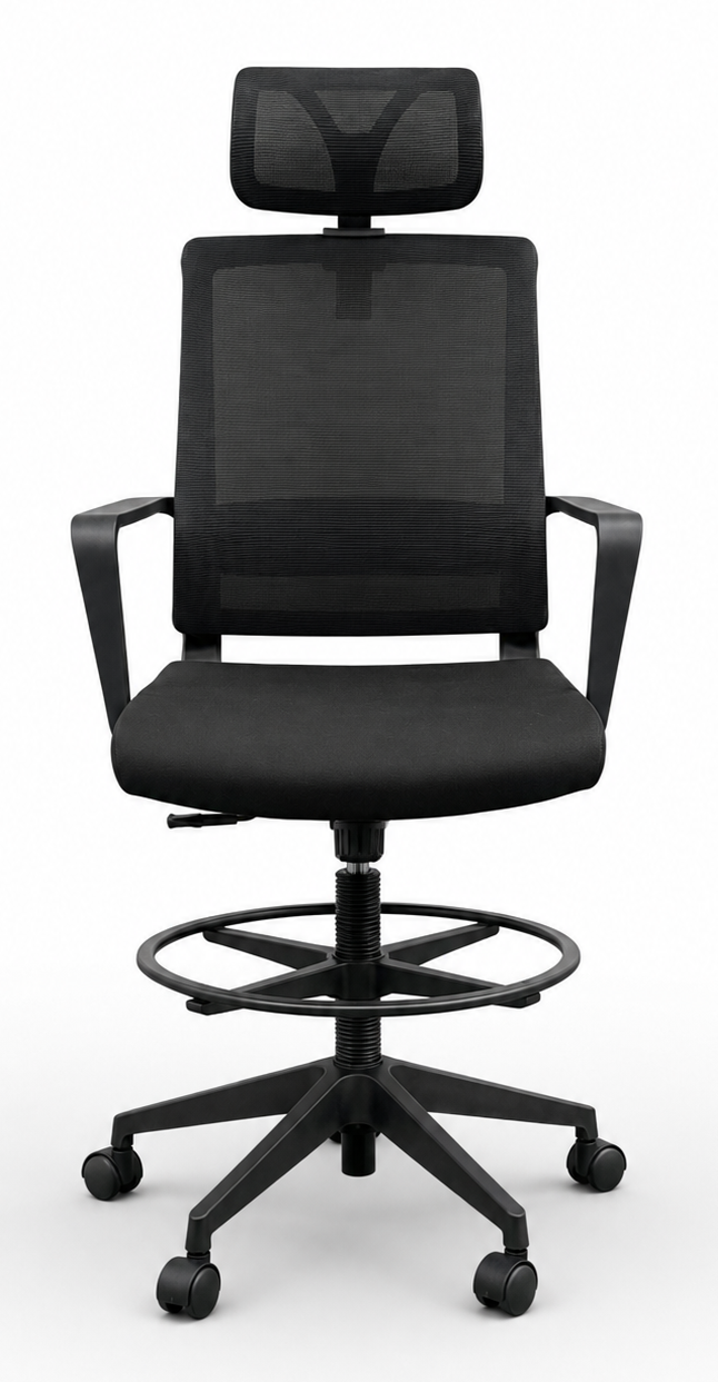 Nova Drafting Office Chair Black
