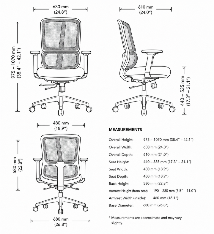 Paramount Manager Mesh Ergonomic Office Chair