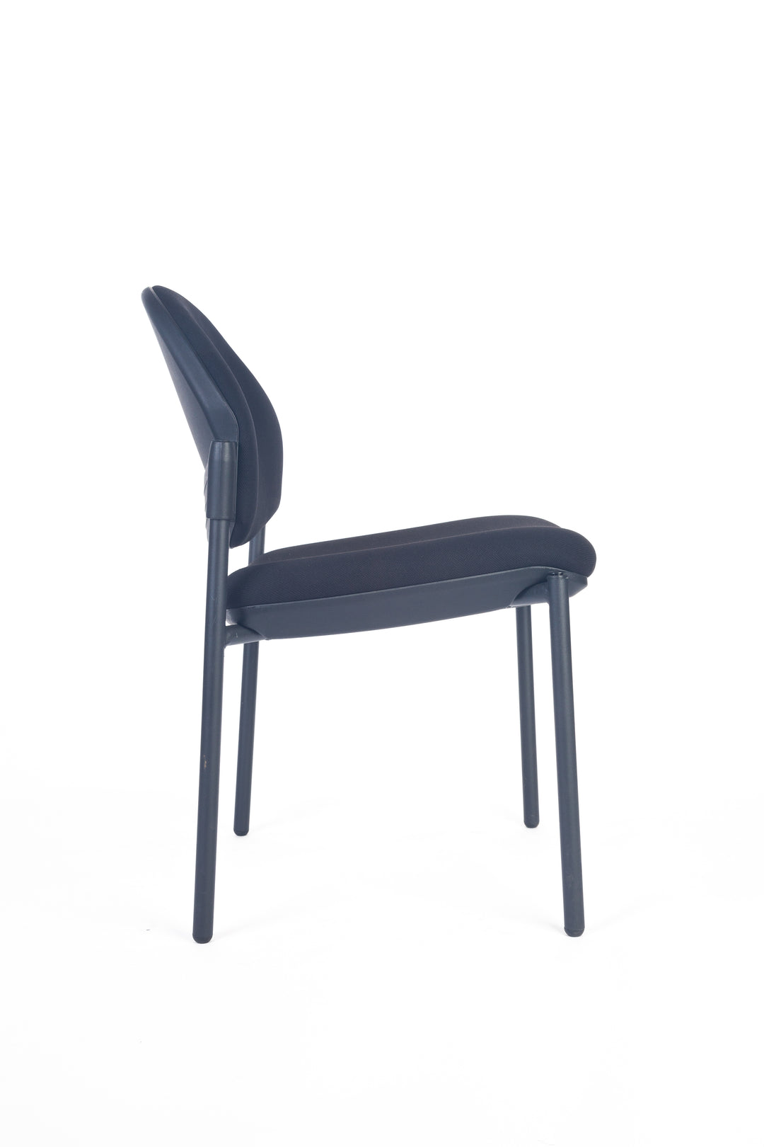 Galaxy Visitor Meeting Chair Stackable Arm Black