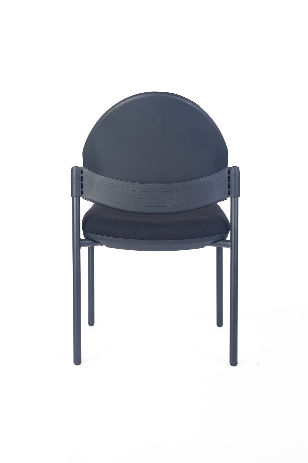 Galaxy Visitor Meeting Chair Stackable Arm Black