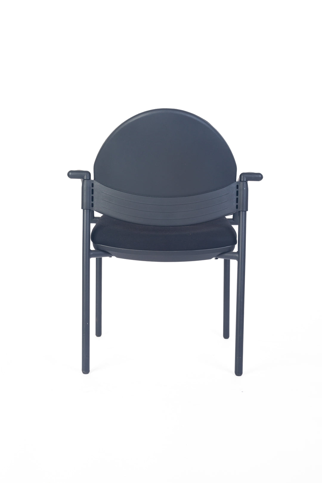 Galaxy Visitor Meeting Chair Stackable Arm Black