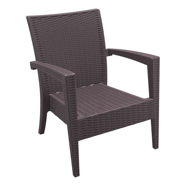 Siesta Miami (Tequila) Arm Chair - Chocolate