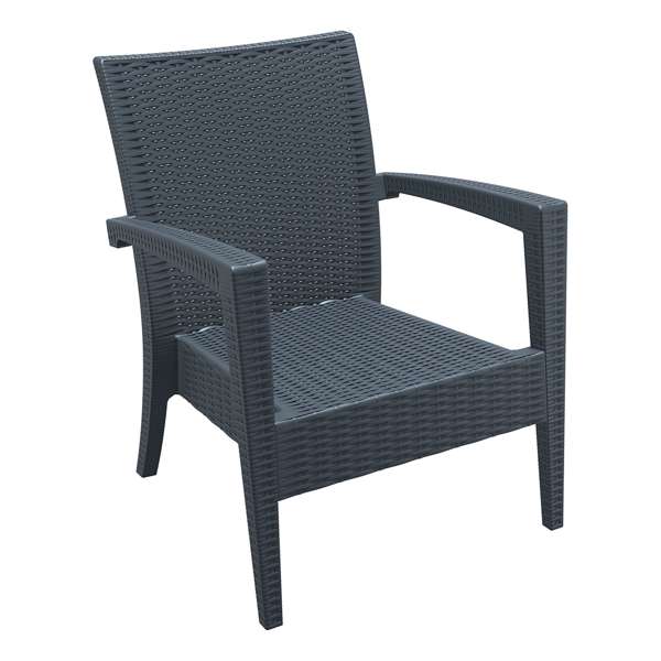 Siesta Miami (Tequila) Arm Chair - Anthracite