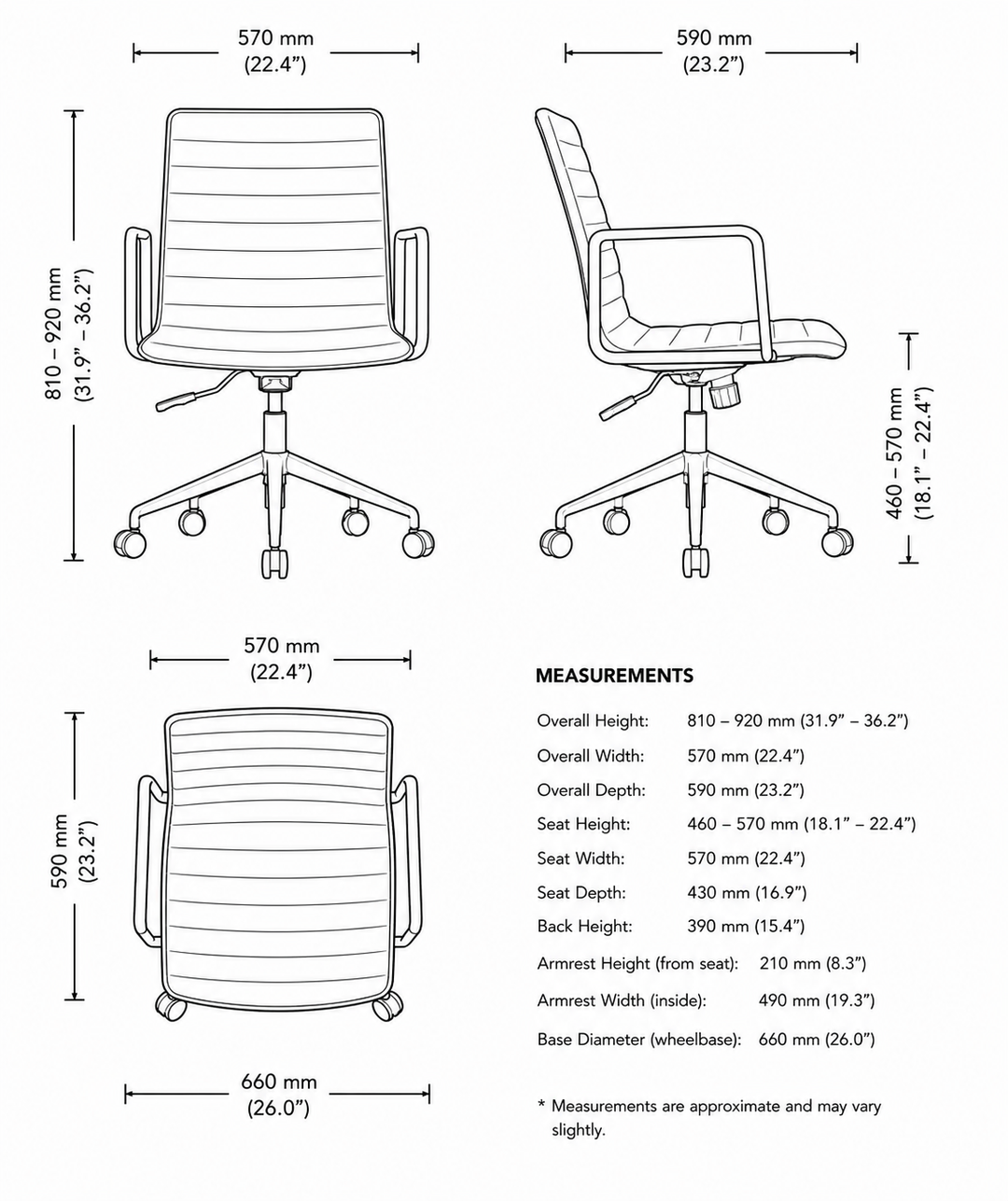 Vero Gaslift Office Chair